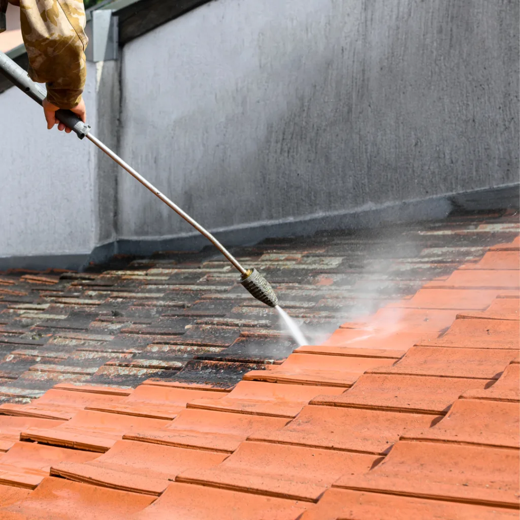 Prix d'un démoussage de toiture